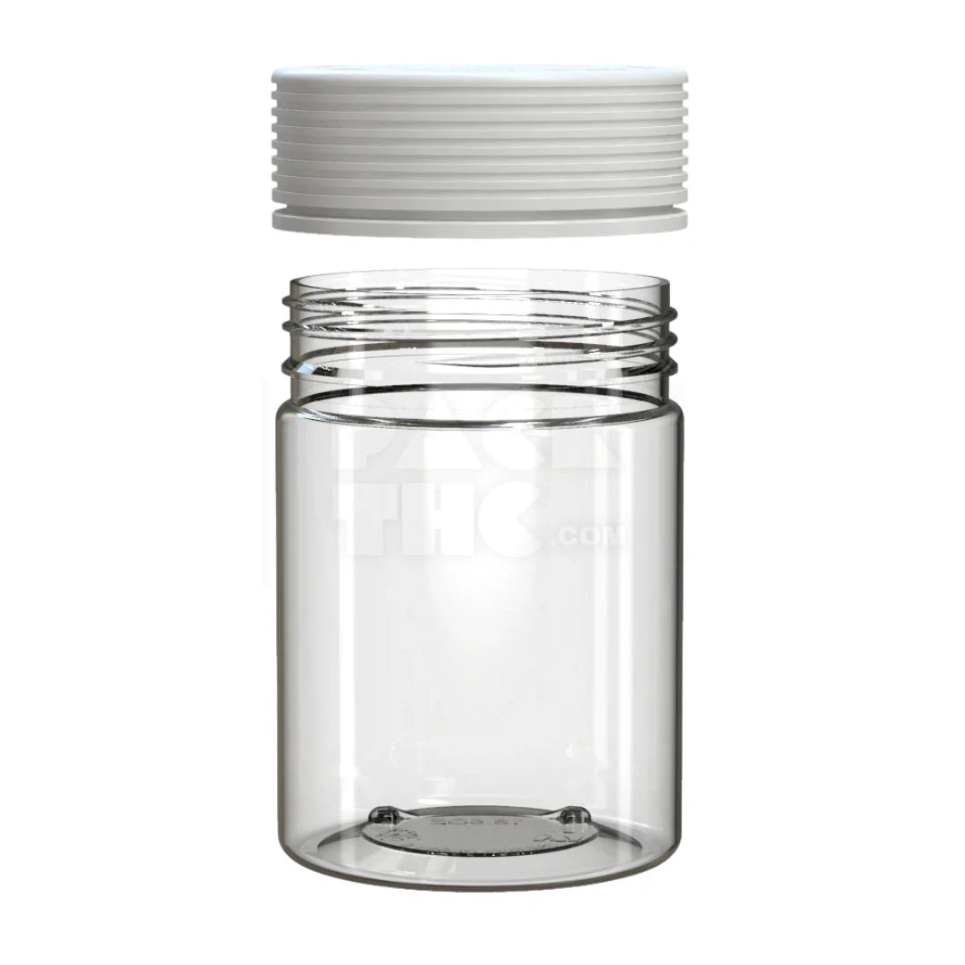 21.5oz 625cc spiral cr xl container clear natural white cap 40 count