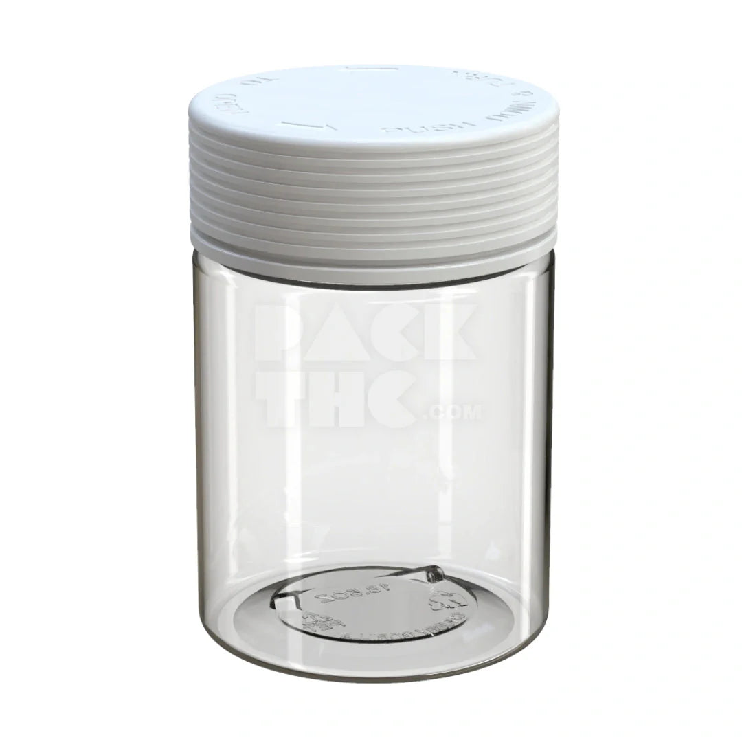 21.5oz 625cc spiral cr xl container clear natural white cap 40 count