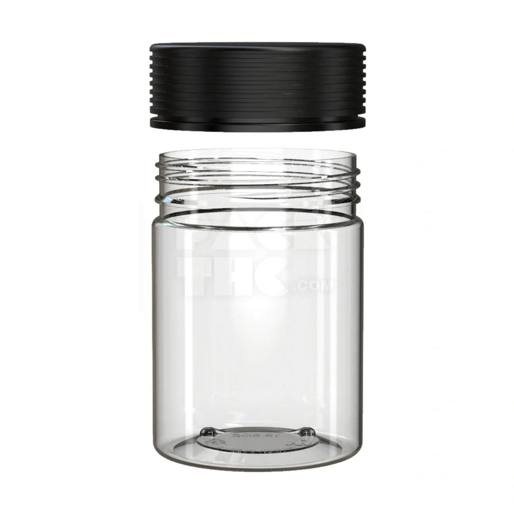 21.5oz 625cc spiral cr xl container clear natural black cap 40 count