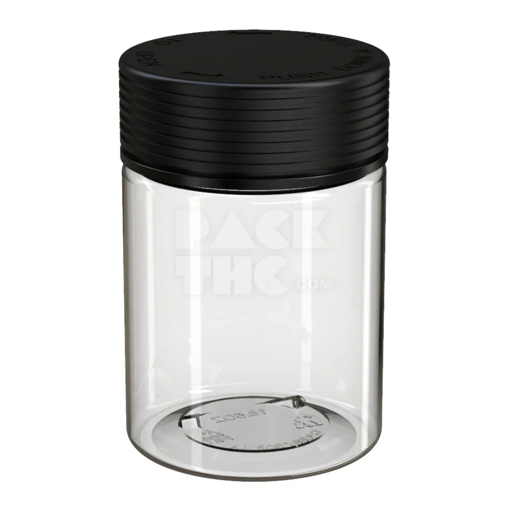 21.5oz 625cc spiral cr xl container clear natural black cap 40 count