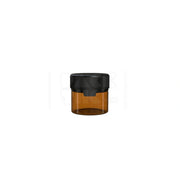 2oz 60cc aviator cr container translucent amber 500 count