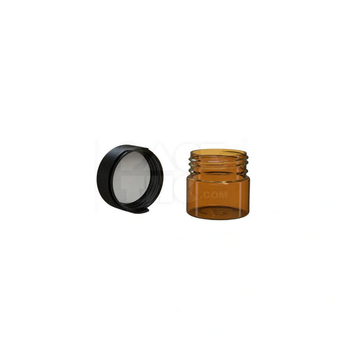 2oz 60cc aviator cr container translucent amber 500 count