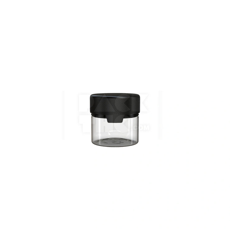 2oz 60cc aviator cr container clear natural black cap 500 count