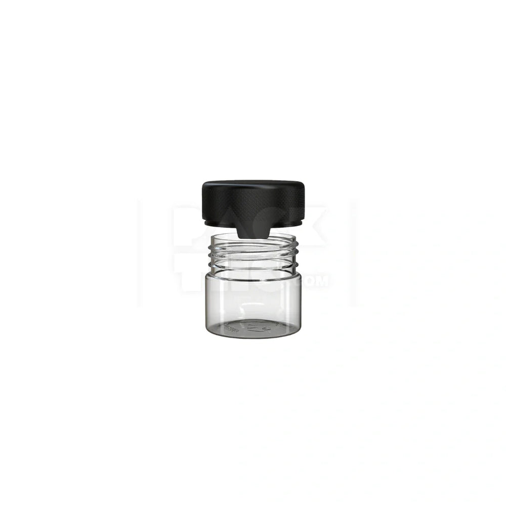 2oz 60cc aviator cr container clear natural black cap 500 count