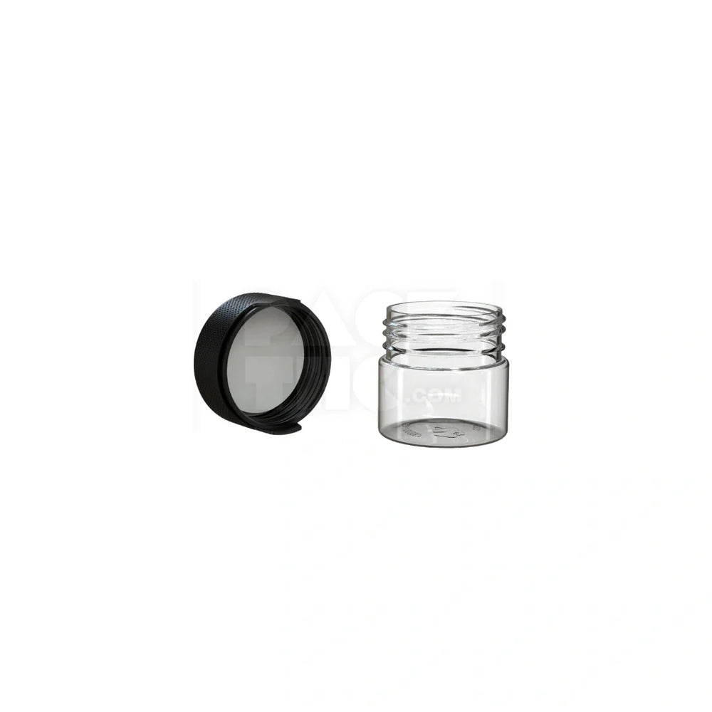 2oz 60cc aviator cr container clear natural black cap 500 count