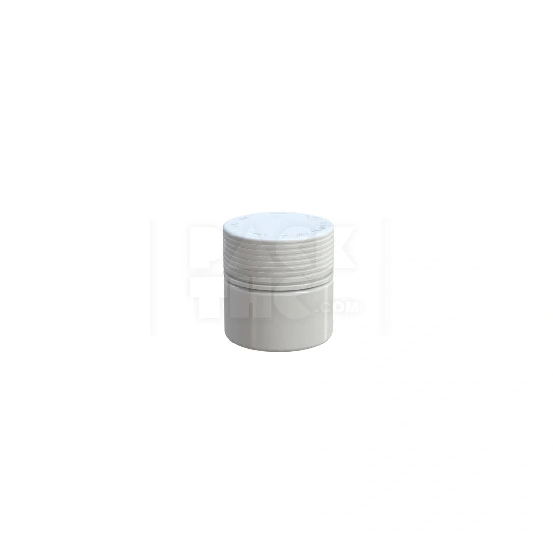 2oz 60cc spiral cr container opaque white 400 count