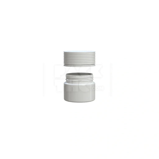 2oz 60cc spiral cr container opaque white 400 count