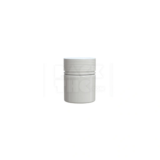 2oz closure cr white opaque count 60cc spiral thick wall