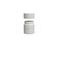 2oz closure cr white opaque count 60cc spiral thick wall