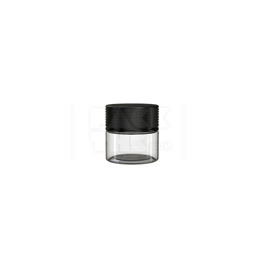 2oz spiral cr container clear natural black 400 count