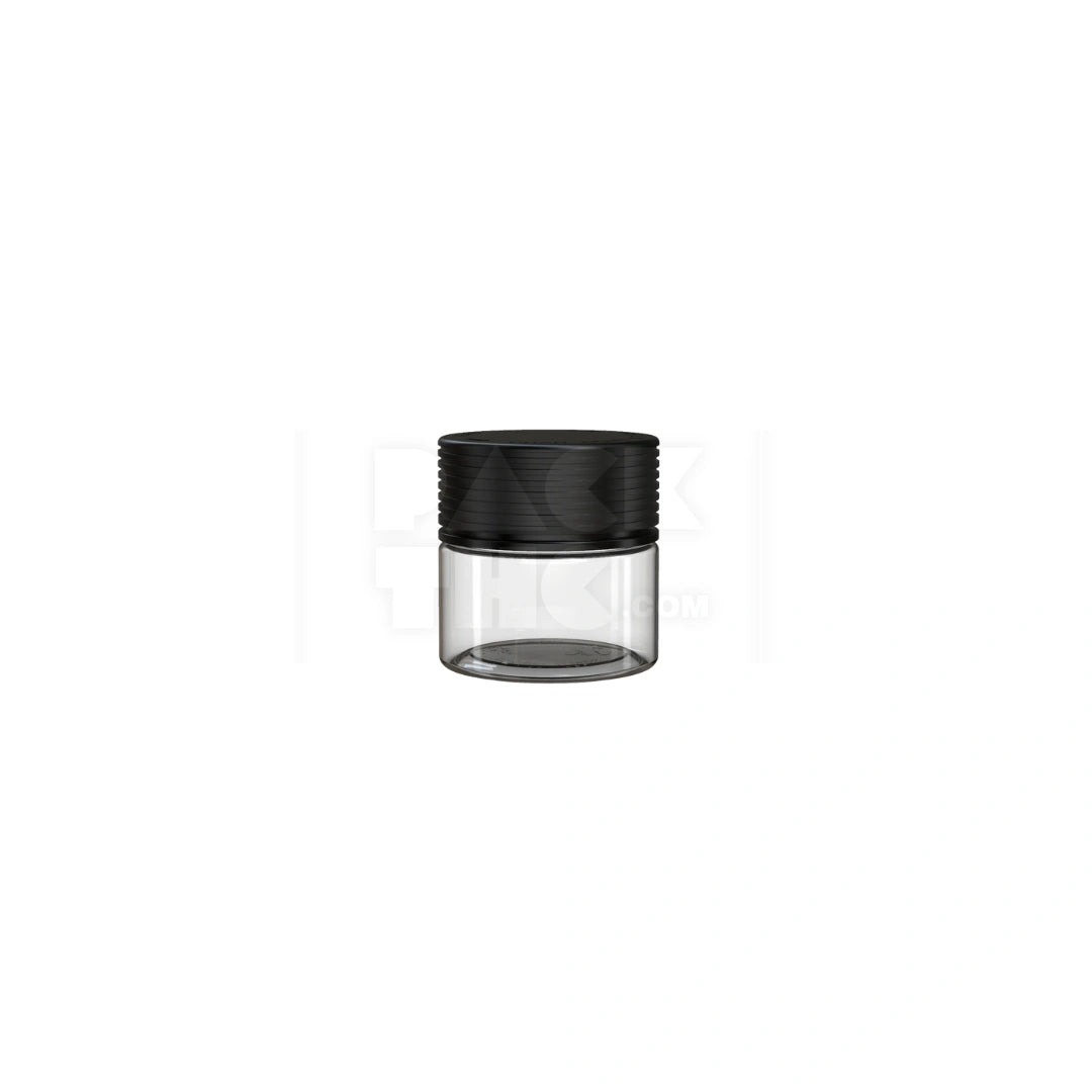 2oz spiral cr container clear natural black 400 count