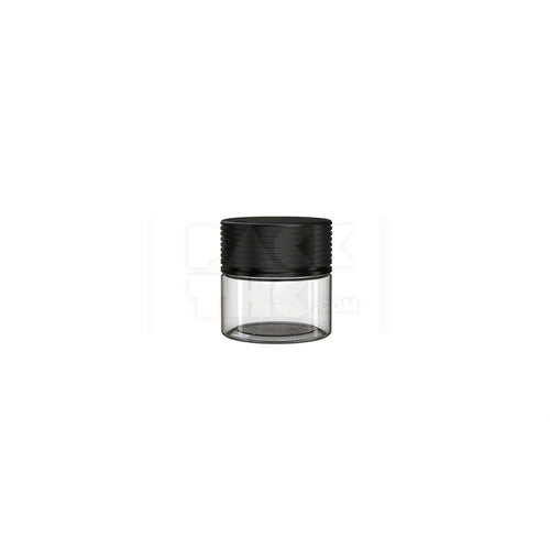 2oz spiral cr container clear natural black 400 count