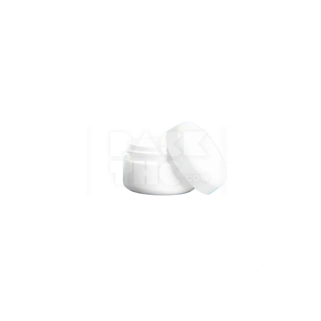 image 2oz dome jars white with white cap