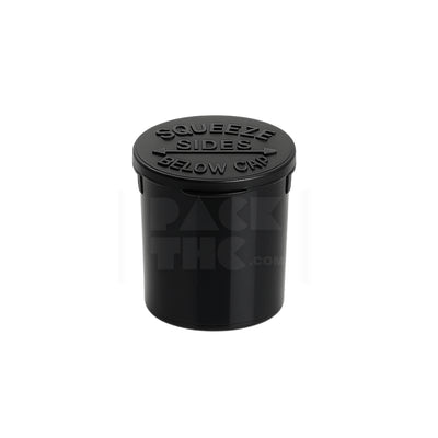 6 DRAM POP TOP VIAL - BLACK | Child-Resistant Bulk Case  - (600 Count)