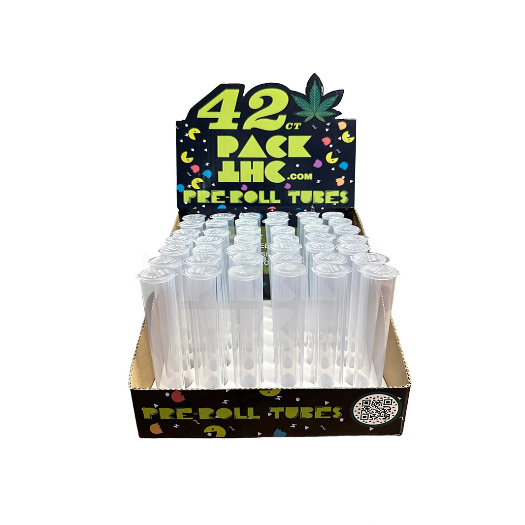 image 116mm CR POP-TOP TUBE - CLEAR | 42 COUNT DISPLAY PACK Pack THC