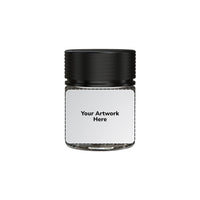 4oz spiral cr jar clear black cap