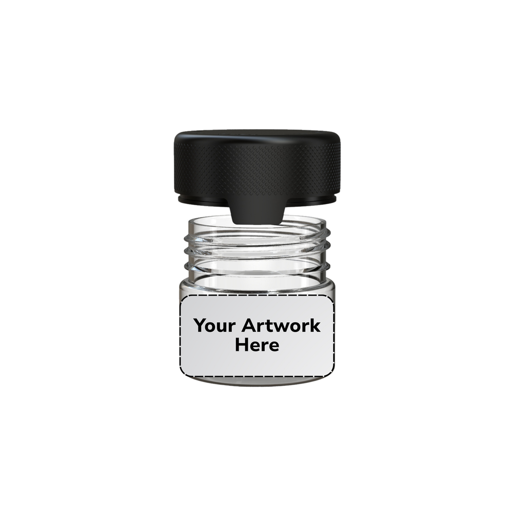 2oz aviator cr jar clear black cap