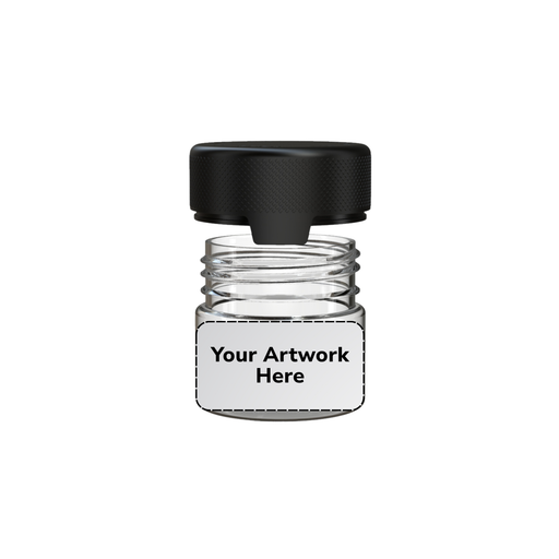 2oz aviator cr jar clear black cap