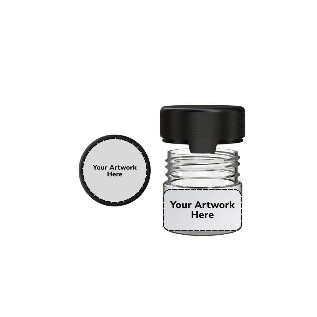 2oz aviator cr jar clear black cap