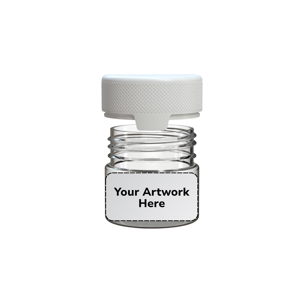 image 2oz aviator cr jar clear white cap