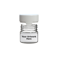 2oz aviator cr jar clear white cap