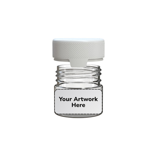 2oz aviator cr jar clear white cap