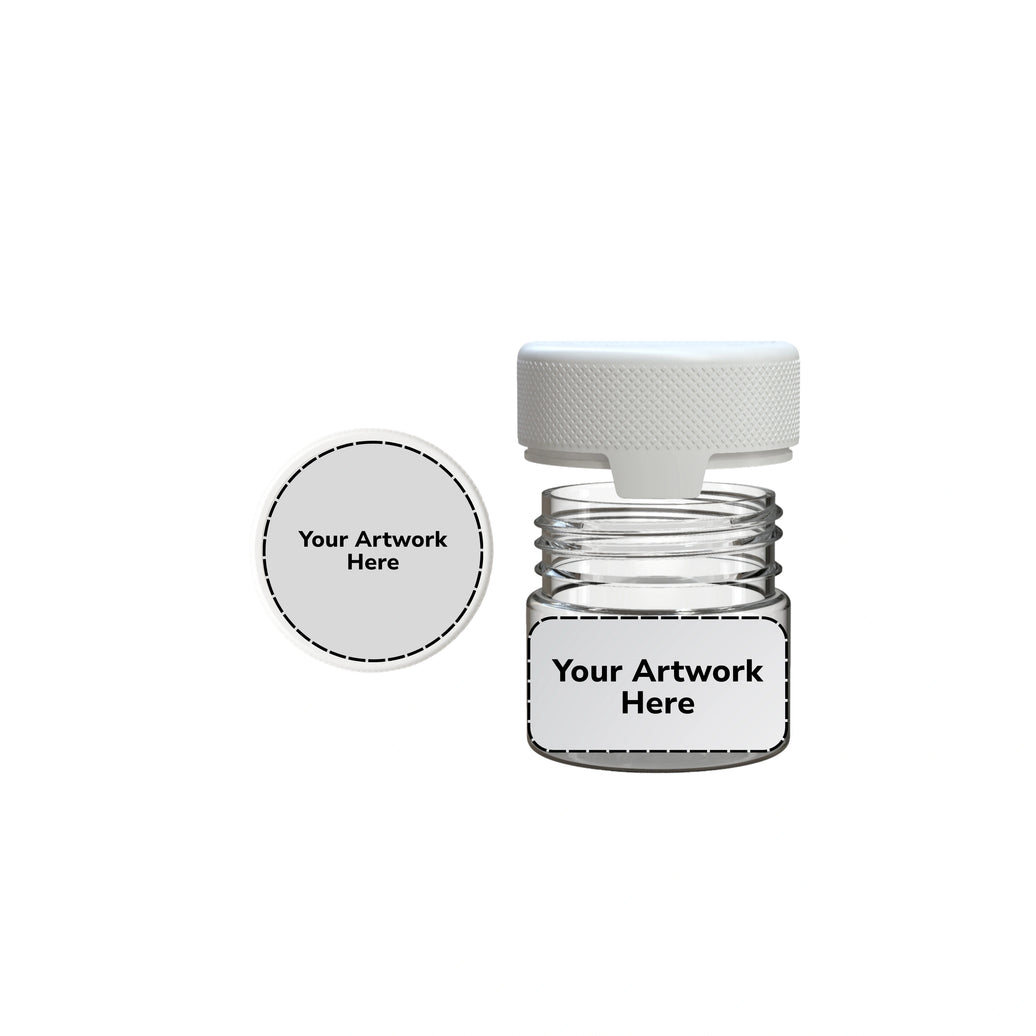 2oz aviator cr jar clear white cap