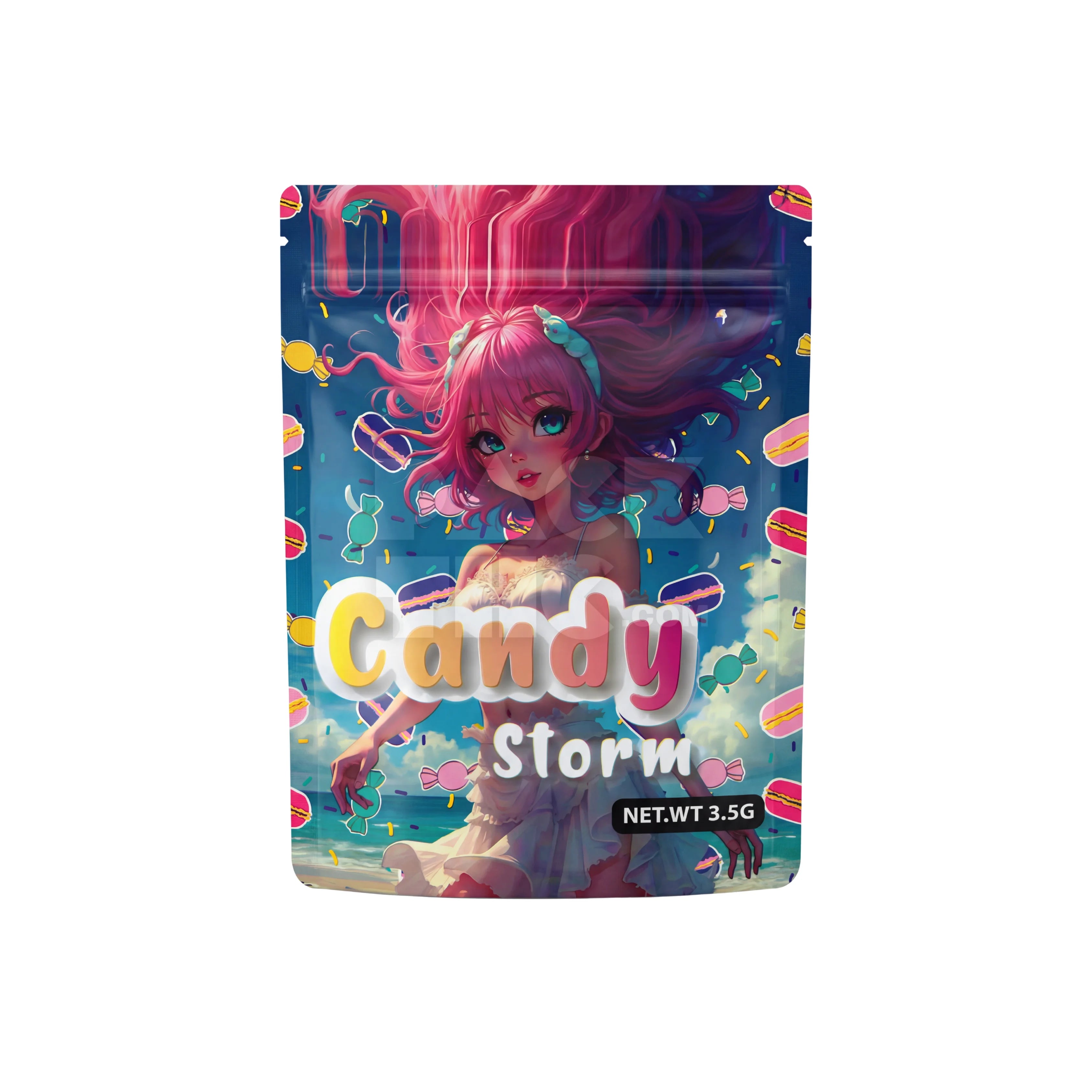 3.5 Grams Candy Storm Mylar Bags (100 Count)