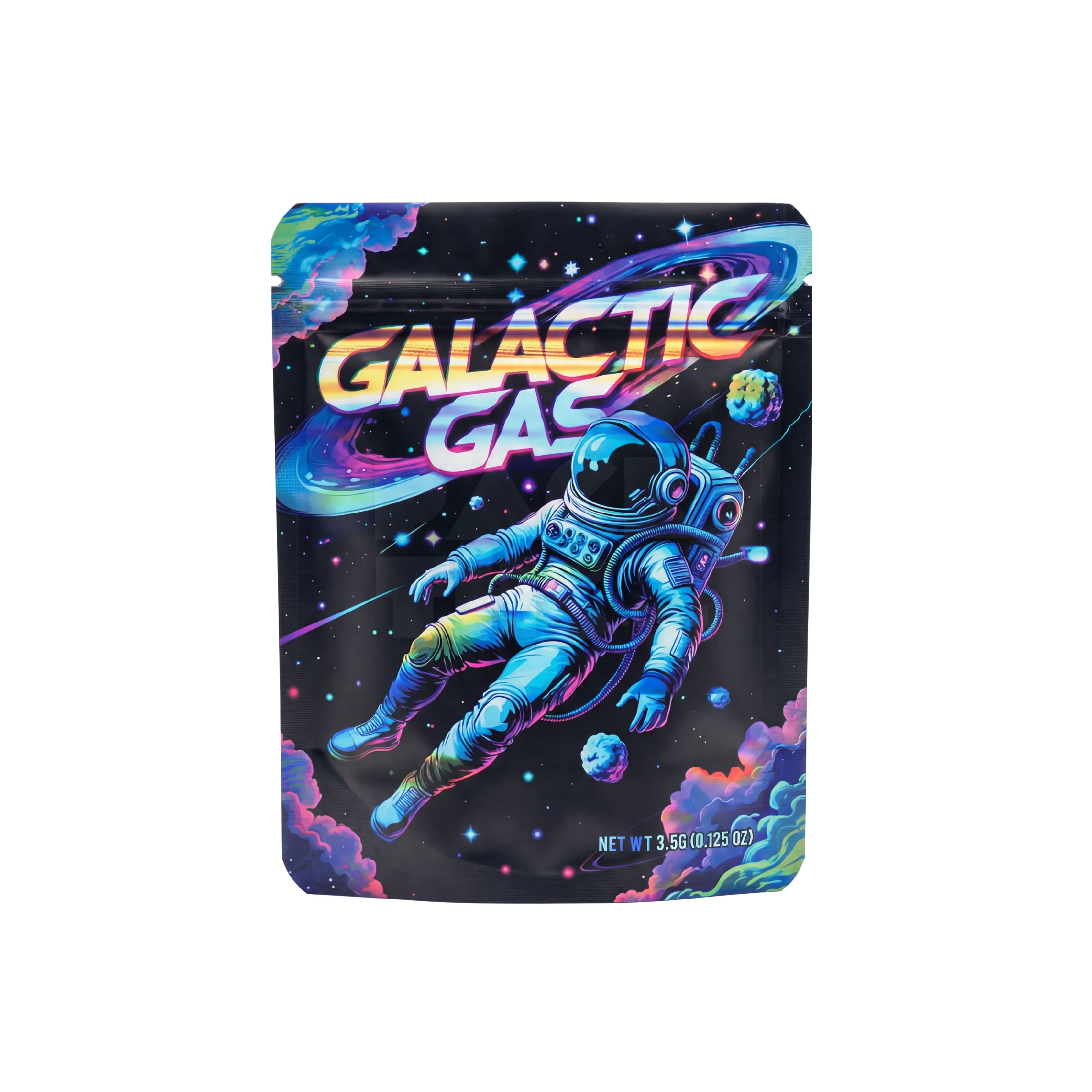 3.5 Grams Galactic Gas Mylar Bags (100 Count)