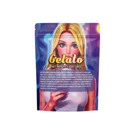 3.5 Grams Ice Cream Gelato Mylar Bags