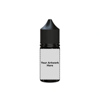 30ml stubby unicorn bottle opaque black