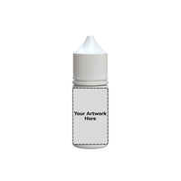30ml stubby unicorn bottle opaque white
