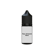 30ml stubby unicorn bottle translucent black