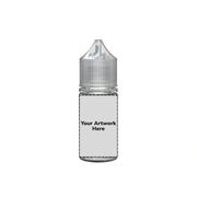 30ml stubby unicorn bottle clear clear cap