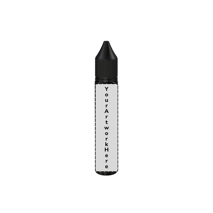 30ml unicorn bottle opaque black