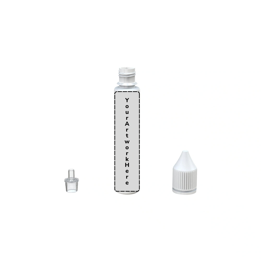 30ml unicorn bottle opaque white