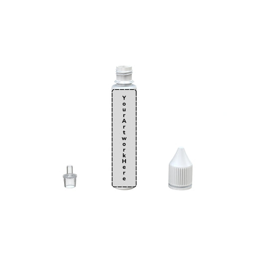30ml unicorn bottle opaque white