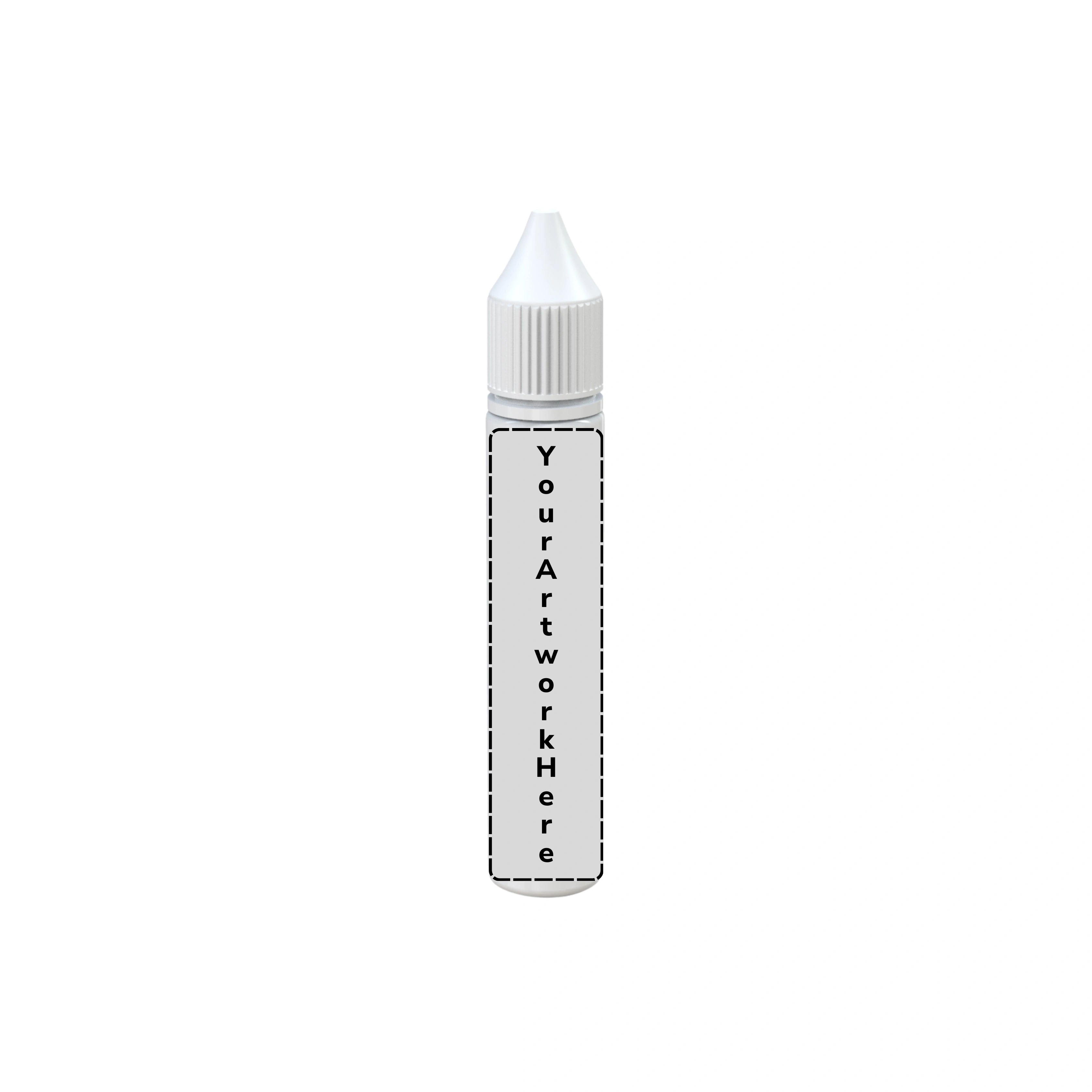 30ml unicorn bottle opaque white