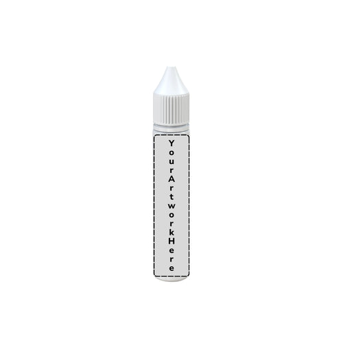 30ml unicorn bottle opaque white