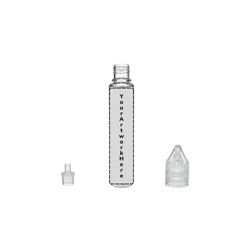 30ml unicorn bottle clear clear cap