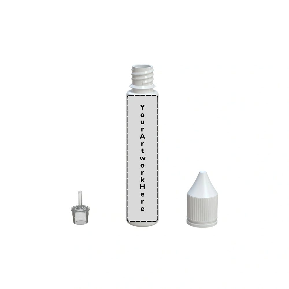 30ml v3 unicorn bottle opaque white