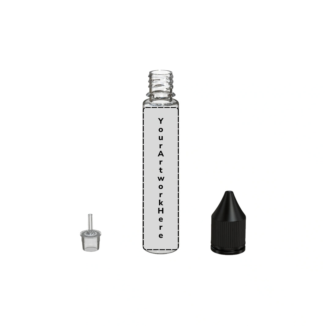 image 30ml v3 unicorn bottle clear black cap