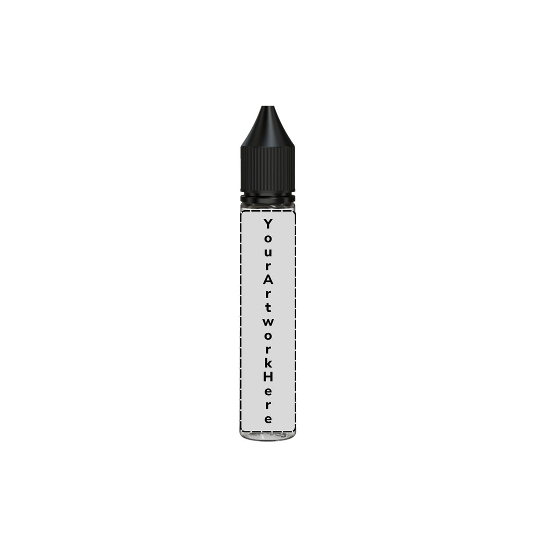 30ml v3 unicorn bottle clear black cap