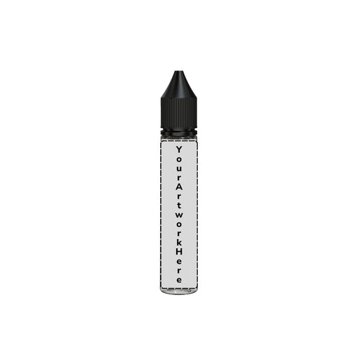 30ml v3 unicorn bottle clear black cap