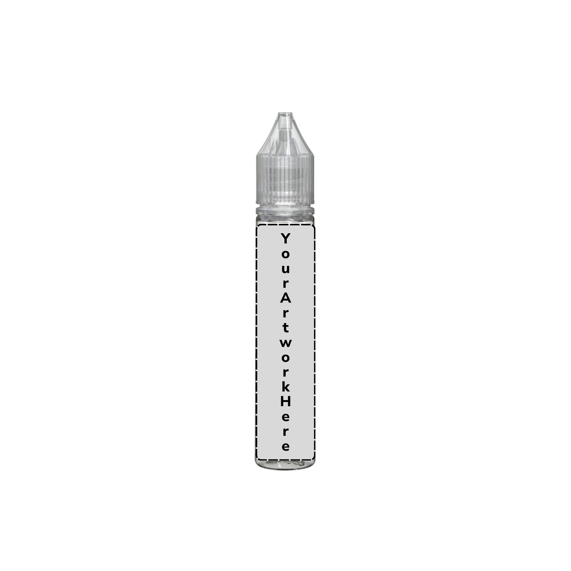 30ml v3 unicorn bottle clear clear cap