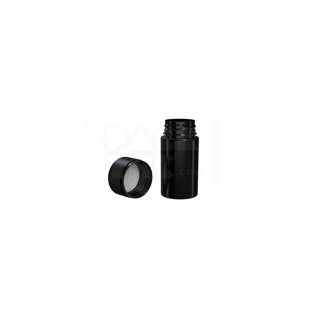 30ml closure black opaque count 30cc mini spiral thick wall