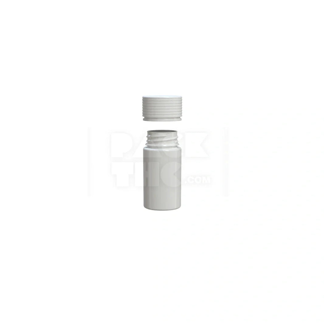 image 30ml closure white opaque count 30cc mini spiral thick wall