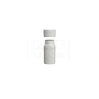 30ml closure white opaque count 30cc mini spiral thick wall