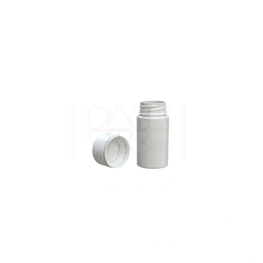 30ml closure white opaque count 30cc mini spiral thick wall