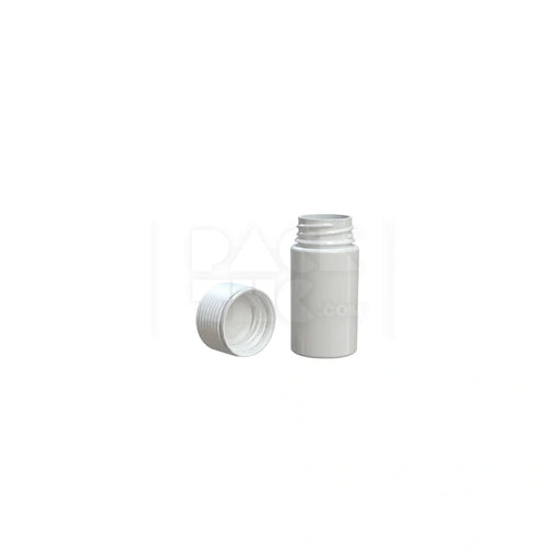 30ml closure white opaque count 30cc mini spiral thick wall